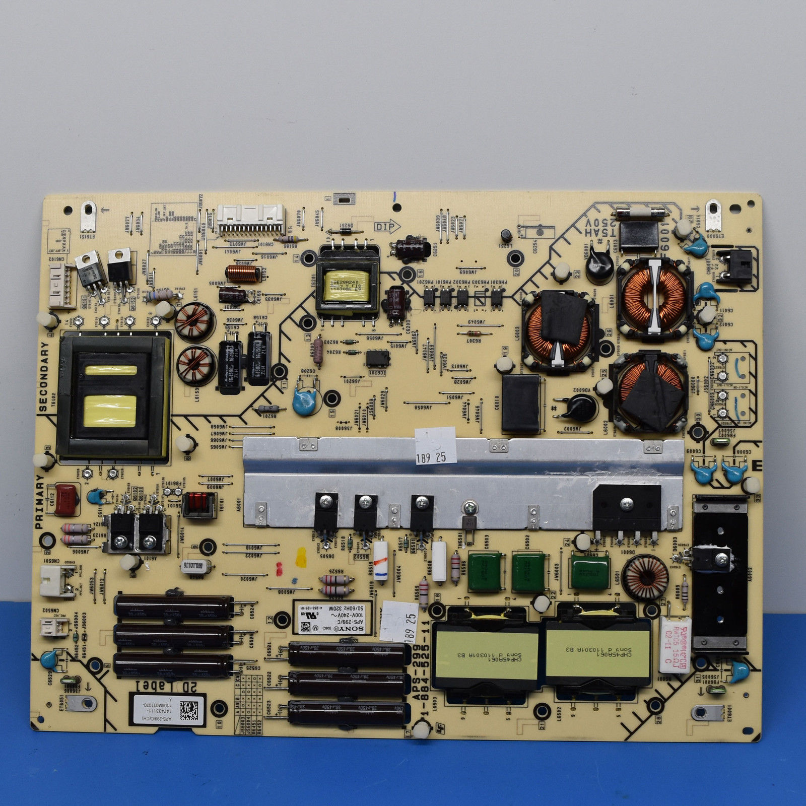 Sony KDL-55HX820 1-474-330-11 (APS-299/C APS-299/CW(CH)) G6 Power Supply Board - Click Image to Close